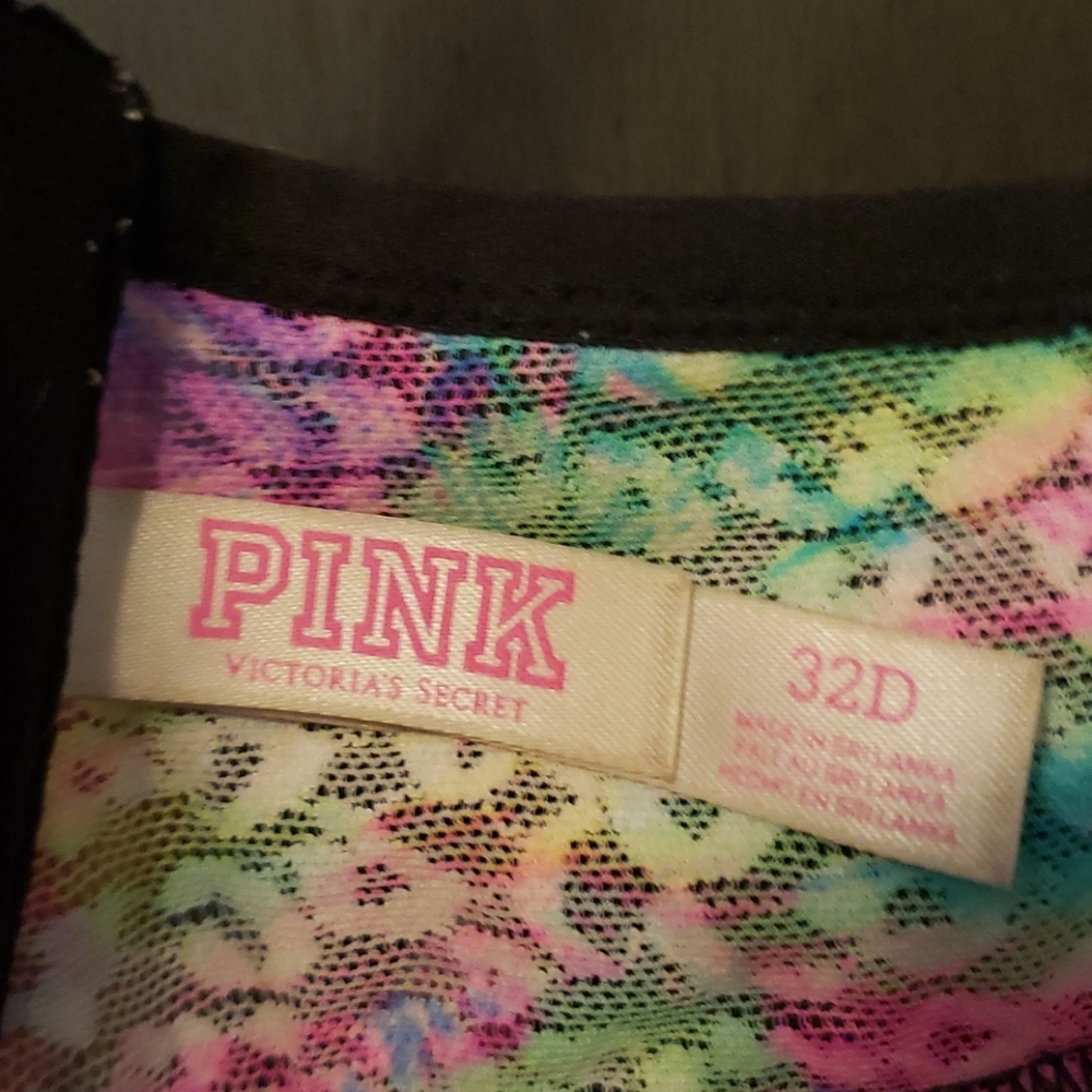 Pink Racerback Pushup Bra - Picture 4 of 4